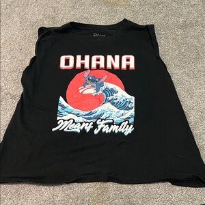 Disney Black Ohana Shirt